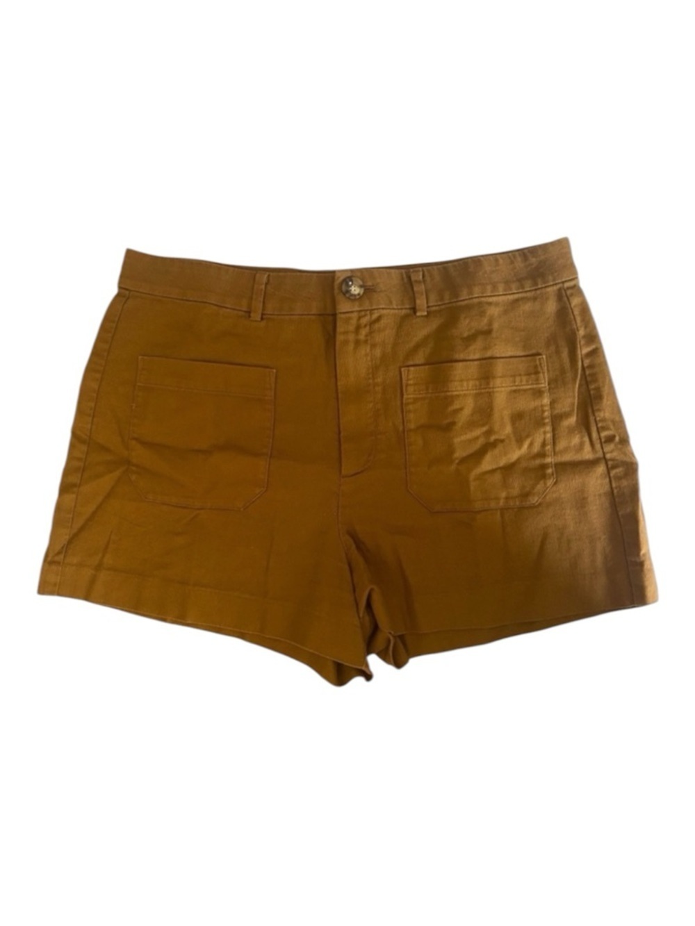 Madewell Monroe High Rise Cotton Linen Shorts